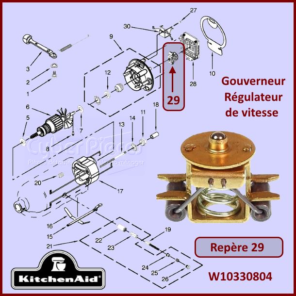 Gouverneur W10330804 Kitchenaid (4159675)