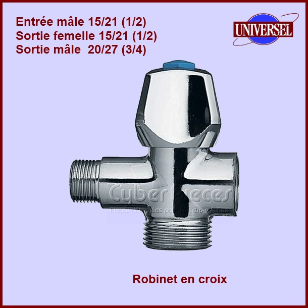 Robinet en croix