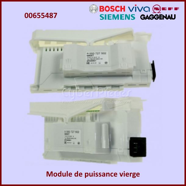 Carte électronique de commande non programmé Bosch 00655487