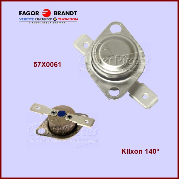 Thermostat 140° Brandt 57X3063 - Pièces sèche-linge
