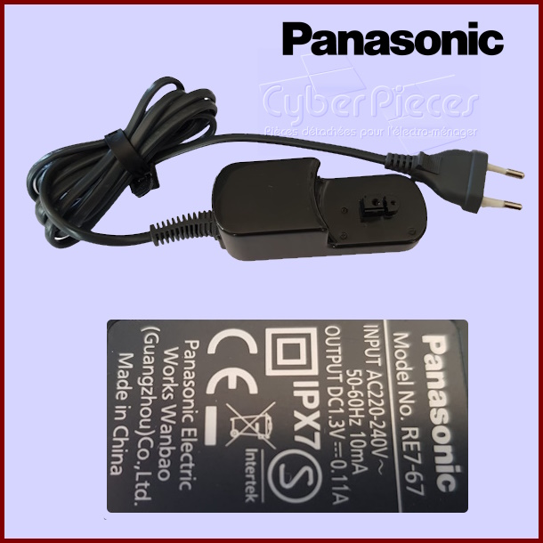 Chargeur Panasonic Model No. RE7-67