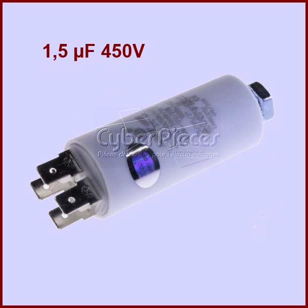 Condensateur 1,5µF (1,5MF) 450V