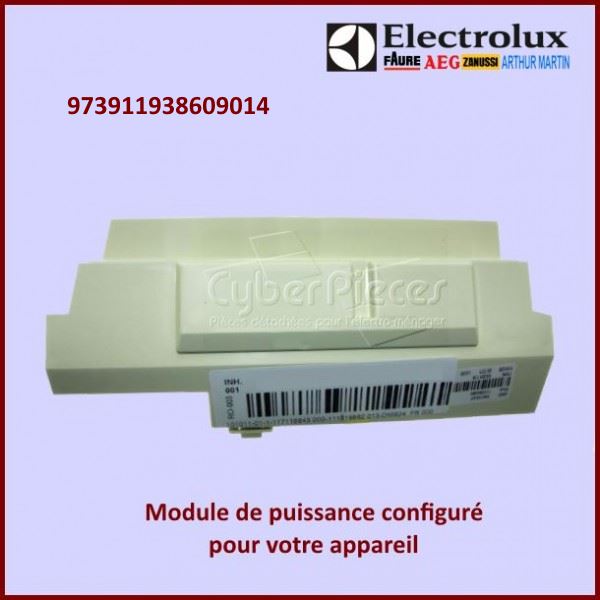 Carte Electronique configuré EDW250 Electrolux 973911938609014