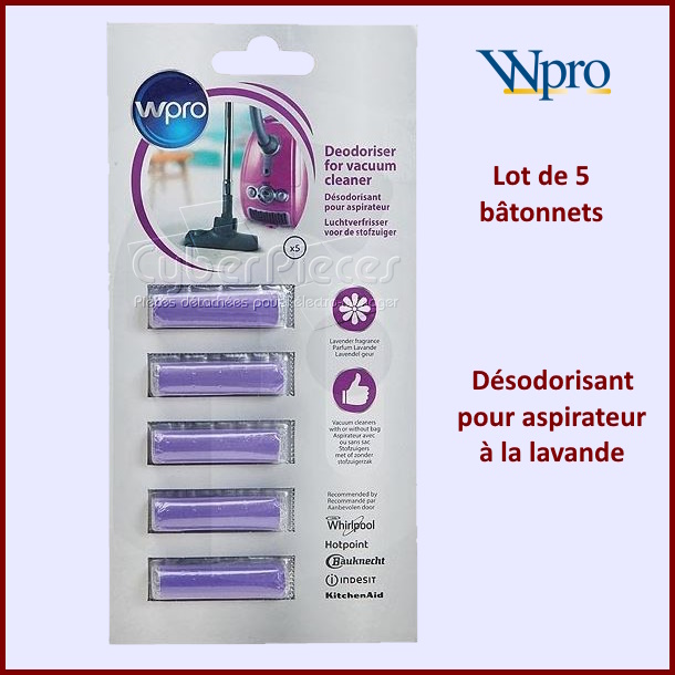 Désodorisant pour aspirateur à la lavande