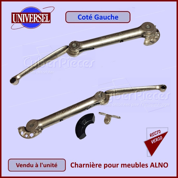 Charnière pour meubles ALNO coté gauche
