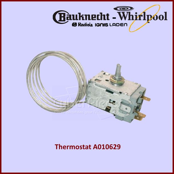 Thermostat A010629 Whirlpool 481228238204 ***Pièce épuisée***