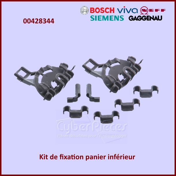Jeu de fixation du panier inférieur Bosch 00428344
