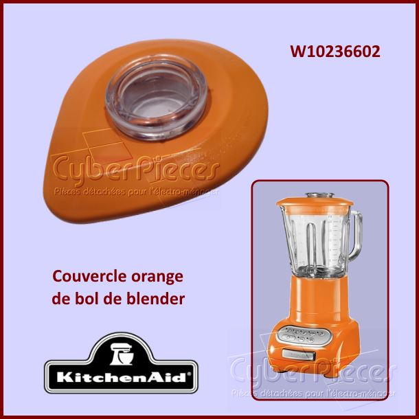 Couvercle Orange de bol Kitchenaid W10236602