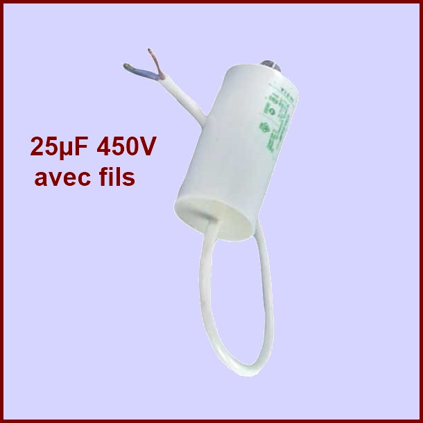 Condensateur 25,0µF  450V