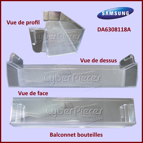 Balconnet bouteilles Samsung DA6308118A