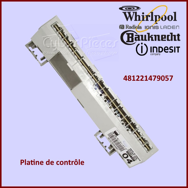 Platine de contrôle Whirlpool 481221479057