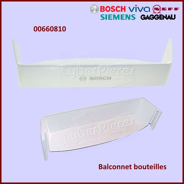 Balconnet bouteilles inférieur Bosch 00660810