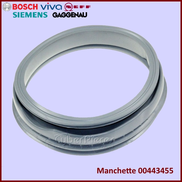 Manchette Joint de Hublot 00443455 -  Pièces machine à laver