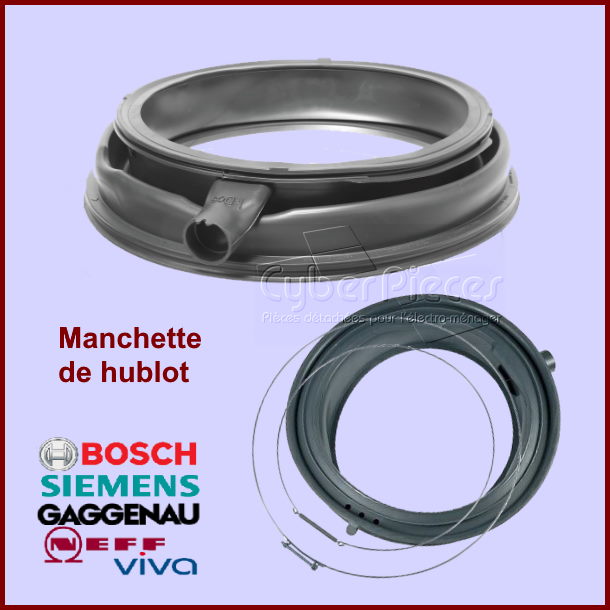 Manchette de hublot Bosch 00772657 -  PiÃ¨ces machine Ã  laver