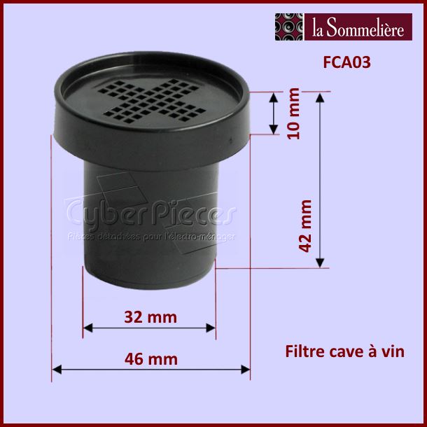 Filtre cave à vin La Sommelière FCA03