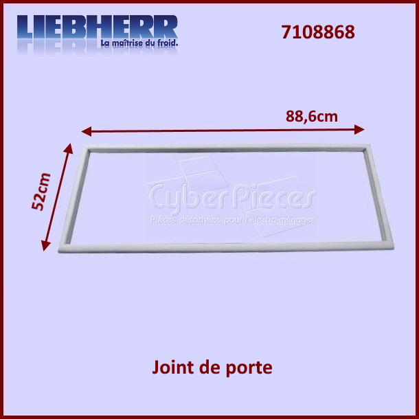 Joint de porte Liebherr 7108868 + Kit visseries