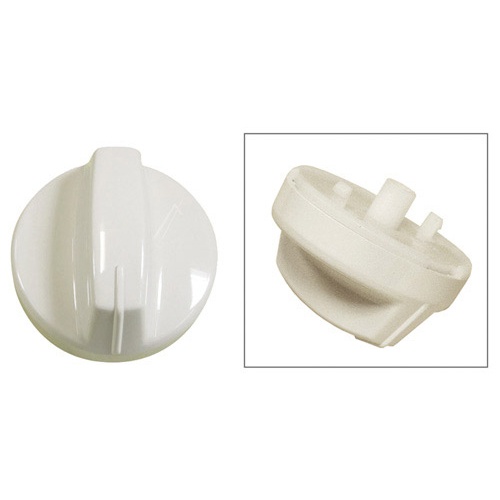 Bouton blanc Whirlpool 481241358848