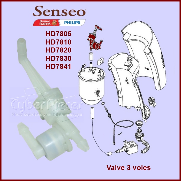 Valve 3 voies Senseo 422225959541