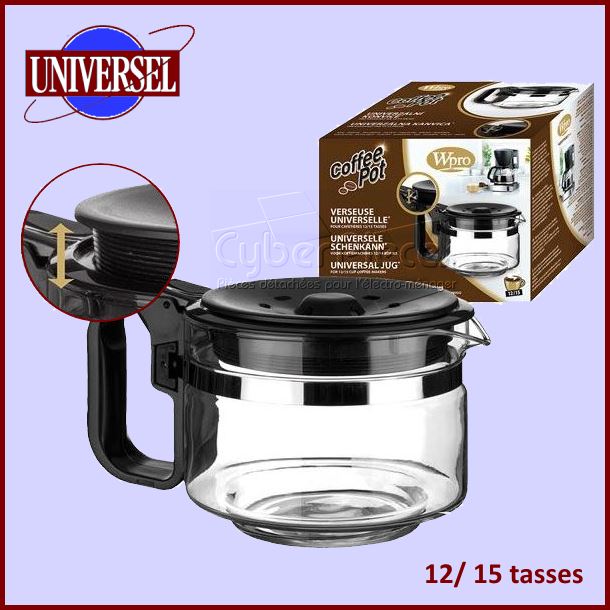 Verseuse Noire 12-15 Tasses Universelle