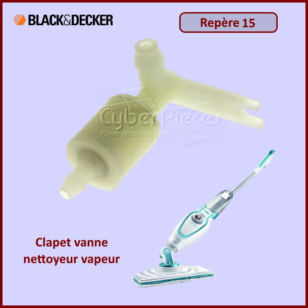 Clapet nettoyeur vapeur Black & Decker 90589659