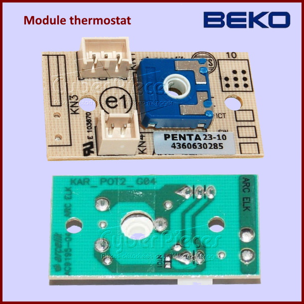 Potentiomètre thermostat Beko 4360635285