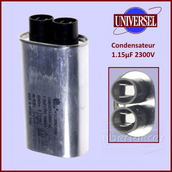 Condensateur 1,15µF (1,15mF) 2300V