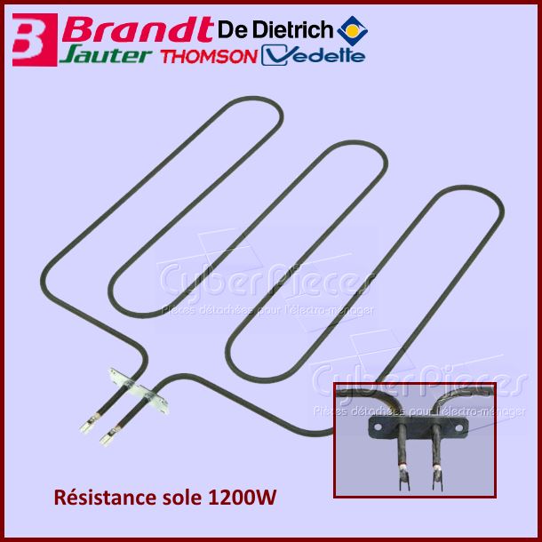 Résistance 1200W Brandt 77X3282