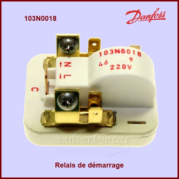 Relais de démarrage Danfoss 103N0018