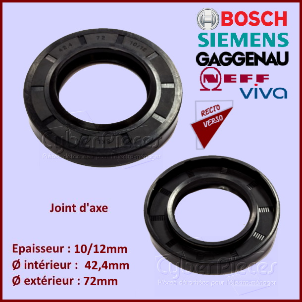 Joint 42,4x72x10/12mm Bosch 00619809