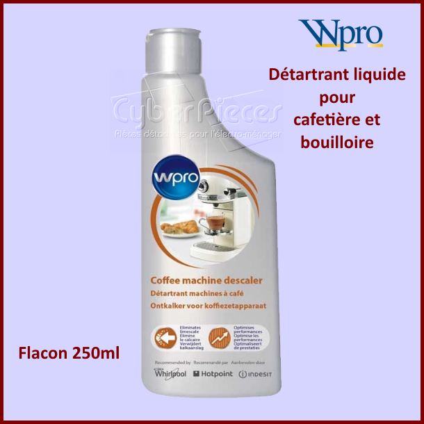 Detratrant pour cafetiere et bouilloire 250ml