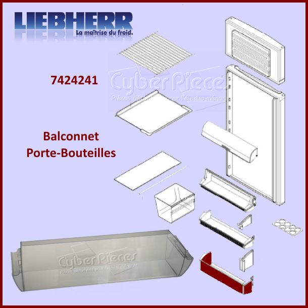 Balconnet Bouteilles Liebherr 7424241