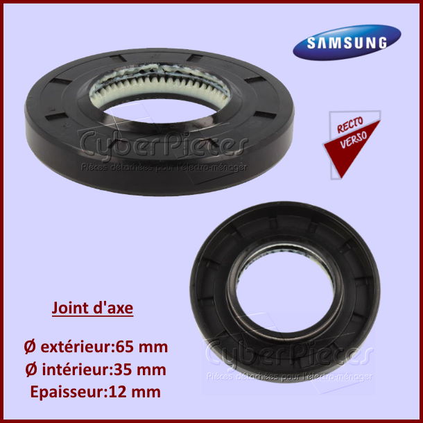 Joint d'axe 35X65.55X10/12 Samsung DC62-00008A