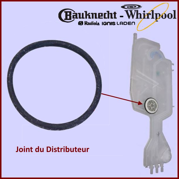 Joint torique du répartiteur Whirlpool 480140102392