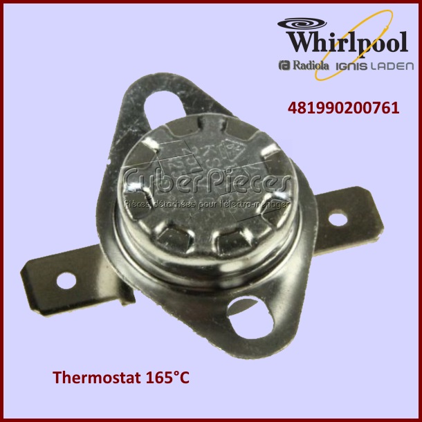 Thermostat 165°C Whirlpool 481990200761