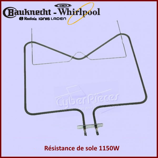 Résistance de sole 1150W Whirlpool 481010375734