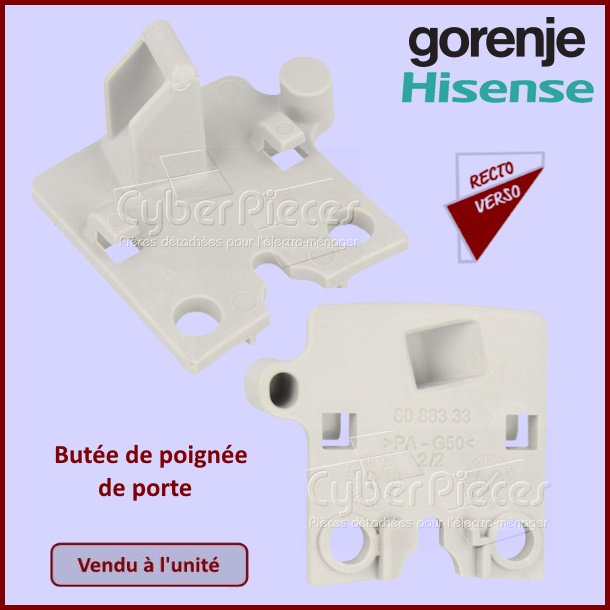Butée de poignée de porte Gorenje 371239