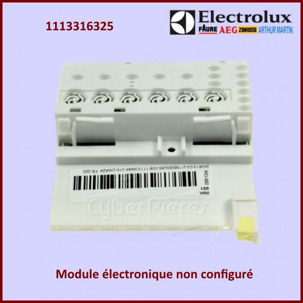 Carte électronique EDW15 non configuré Electrolux 1113316325
