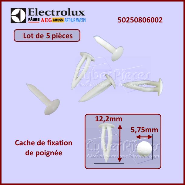 Cache des fixations de poignée Electrolux 50250806002