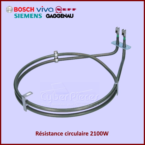 Résistance circulaire 2100W Bosch 00791580