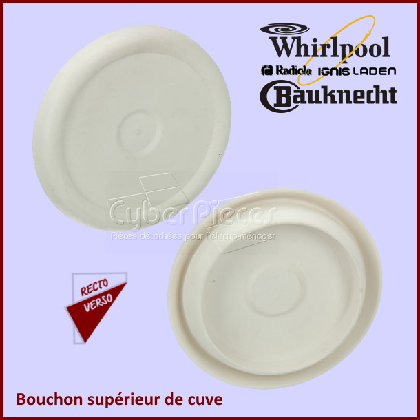 Bouchon supérieur de cuve Whirlpool 481246278998