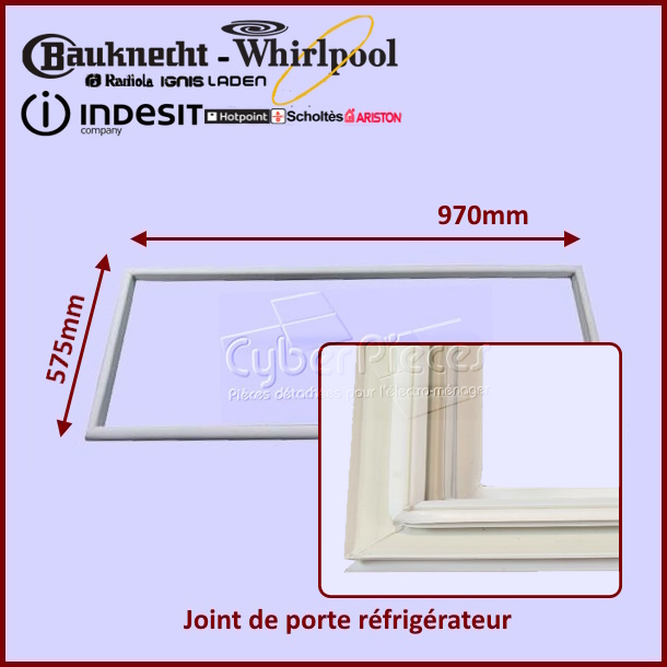 Joint réfrigérateur Whirlpool 481246668938