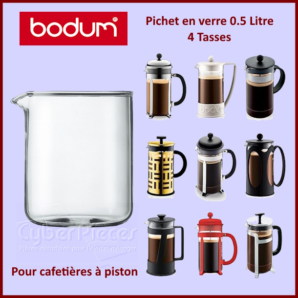 Verre de rechange 0.5l Bodum 1504-10