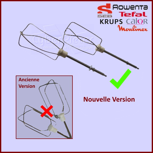 Lot de 2 fouets pour Prep'Line de Seb SS-989633