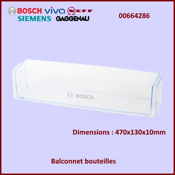 Balconnet bouteilles Bosch 00664286