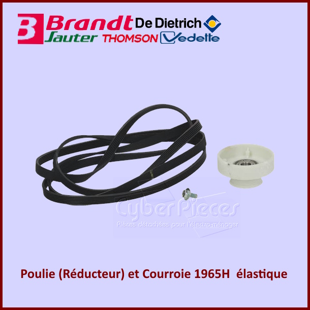 Kit Poulie et Courroie 1965H7 Brandt 57X2507