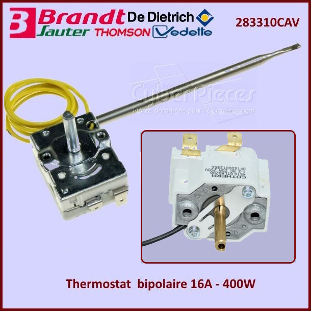 Thermostat de chauffe eau Brandt 283310CAV