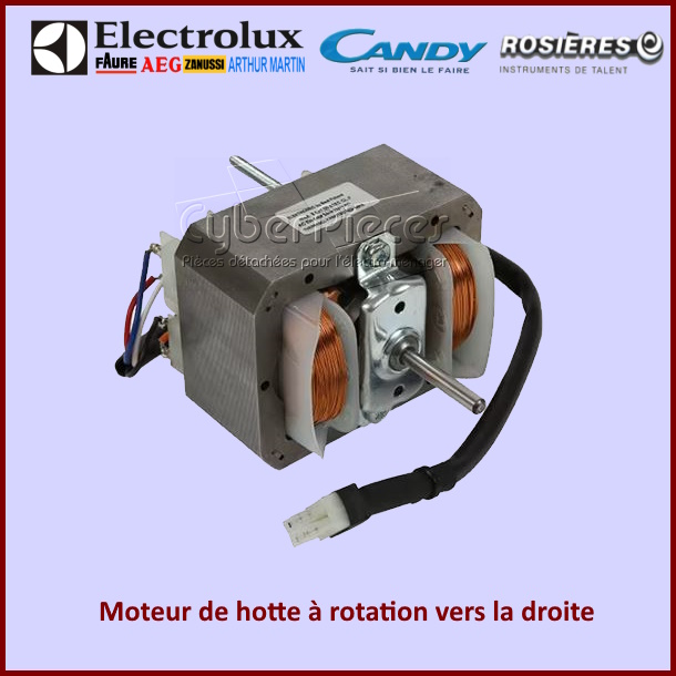 Moteur de hotte à rotation vers la droite Electrolux 50289193000