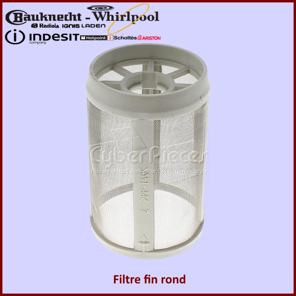 Filtre fin rond Whirlpool 481248058084