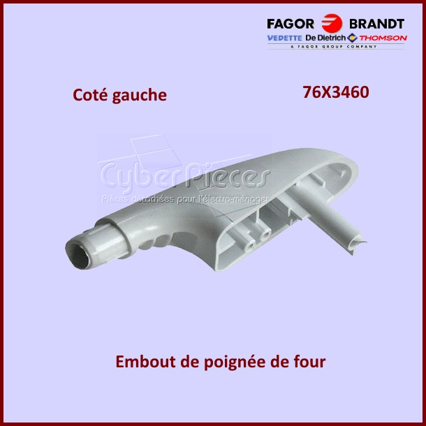 Embout gauche de poignée Brandt 76X3460