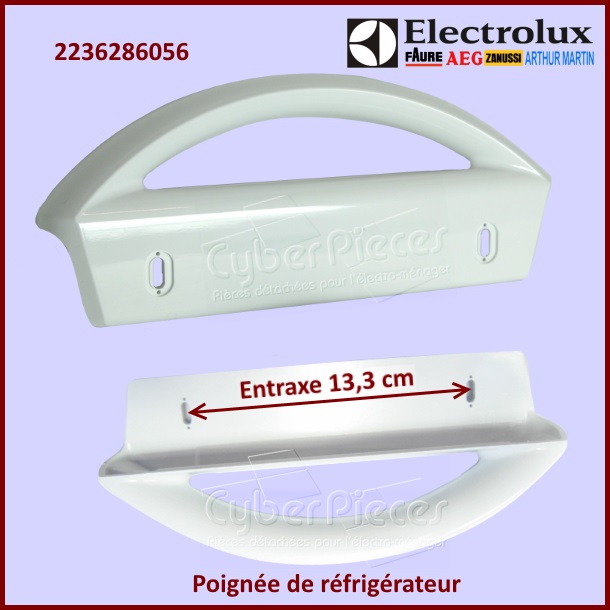 Poignée de porte entraxe 13,3 cm Electrolux  2236286056